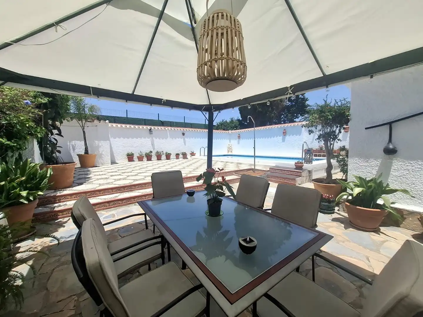 Terrace of Houses for sale in Málaga  with Air Conditioner, Private garden and Swimming Pool