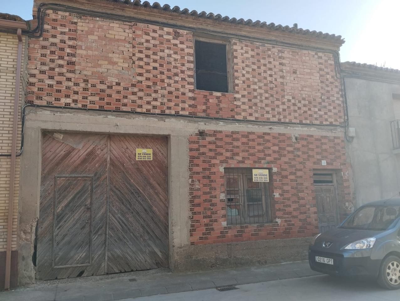 Vista exterior de Edifici en venda en Boquiñeni