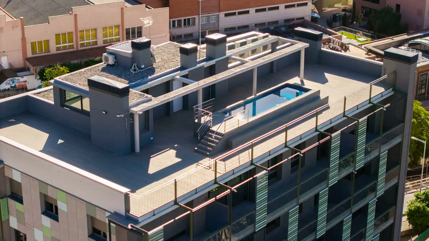 Vista exterior de Piso en venta en Barcelona con Aire acondicionado, Calefacción y Parquet