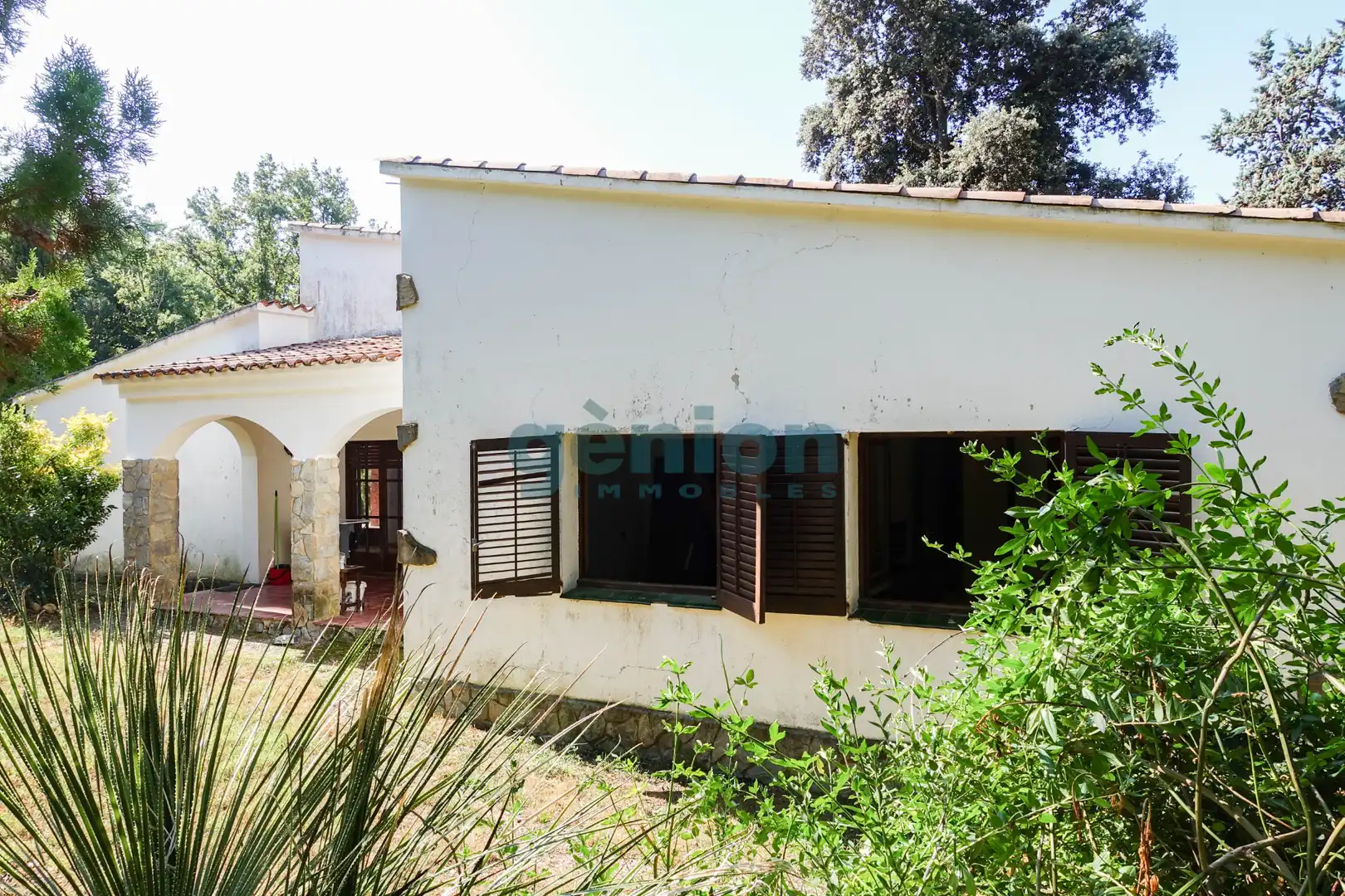 Vista exterior de Casa o chalet en venta en Sant Aniol de Finestres con Jardín privado y Terraza