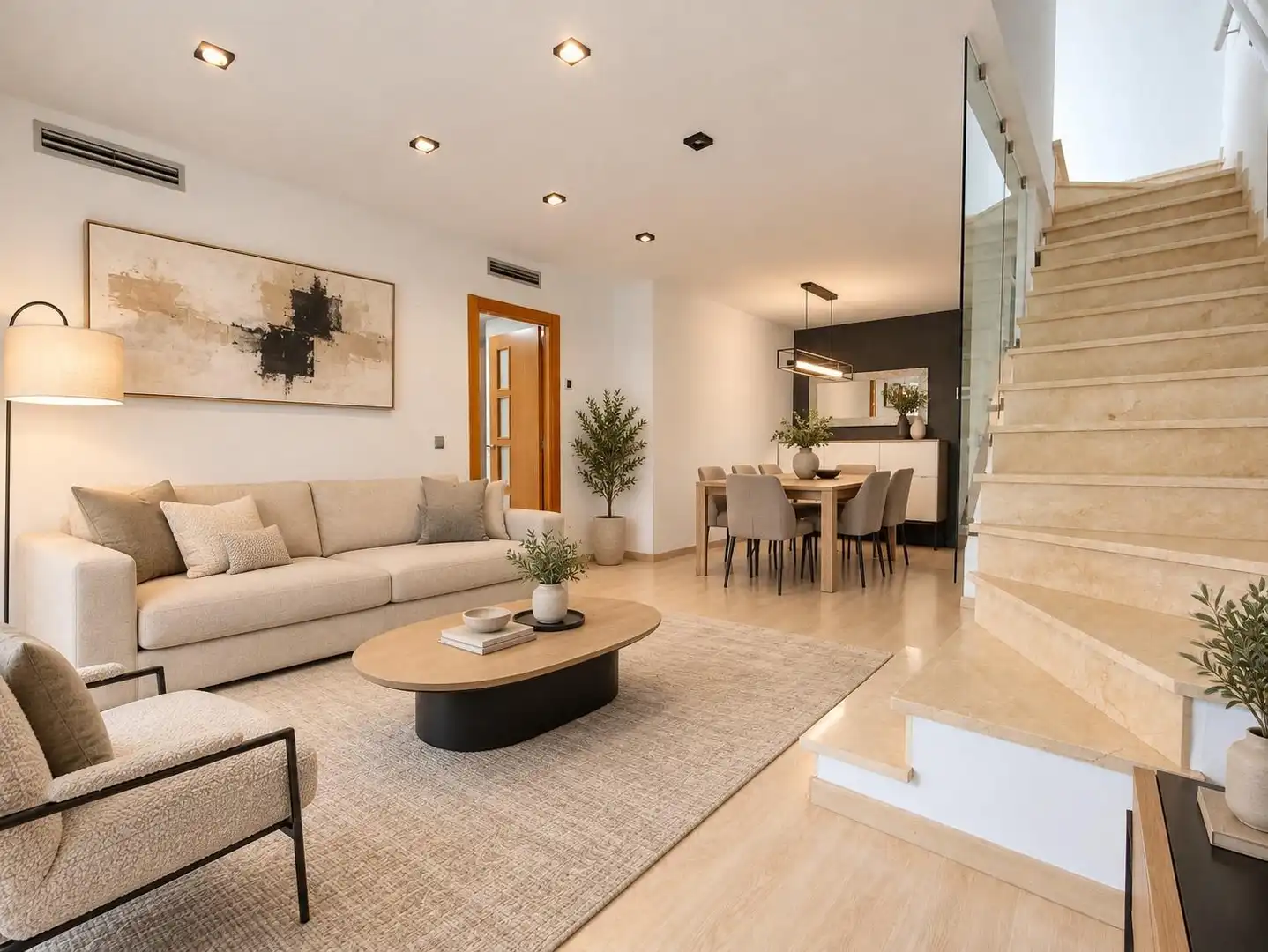 Sala d'estar de Àtic en venda en Poblenou  