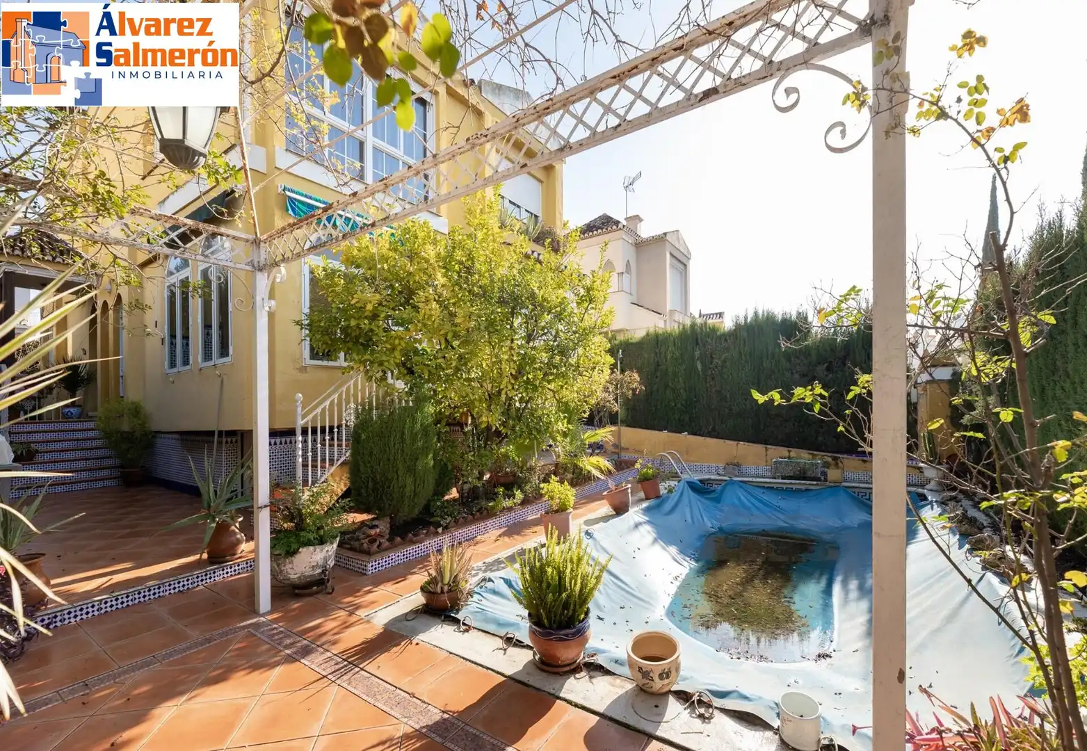 Garden of Houses for sale in Albolote  with Heating, Private garden and Terrace