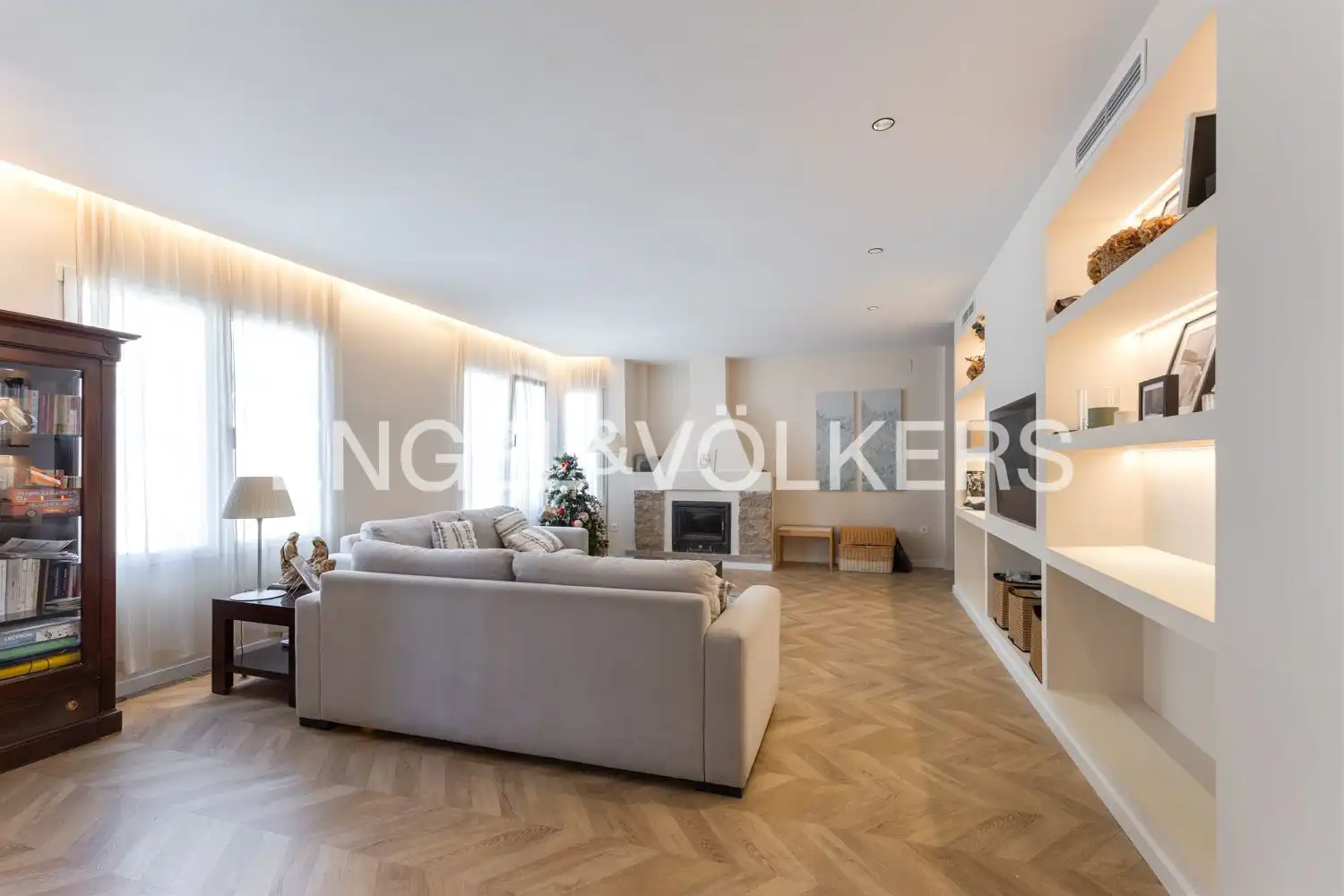 Sala de estar de Apartamento en venta en Valencia con Aire acondicionado, Calefacción y Parquet