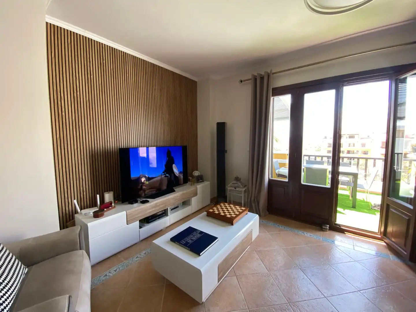 Sala de estar de Dúplex en venta en Ayamonte con Aire acondicionado, Terraza y Trastero