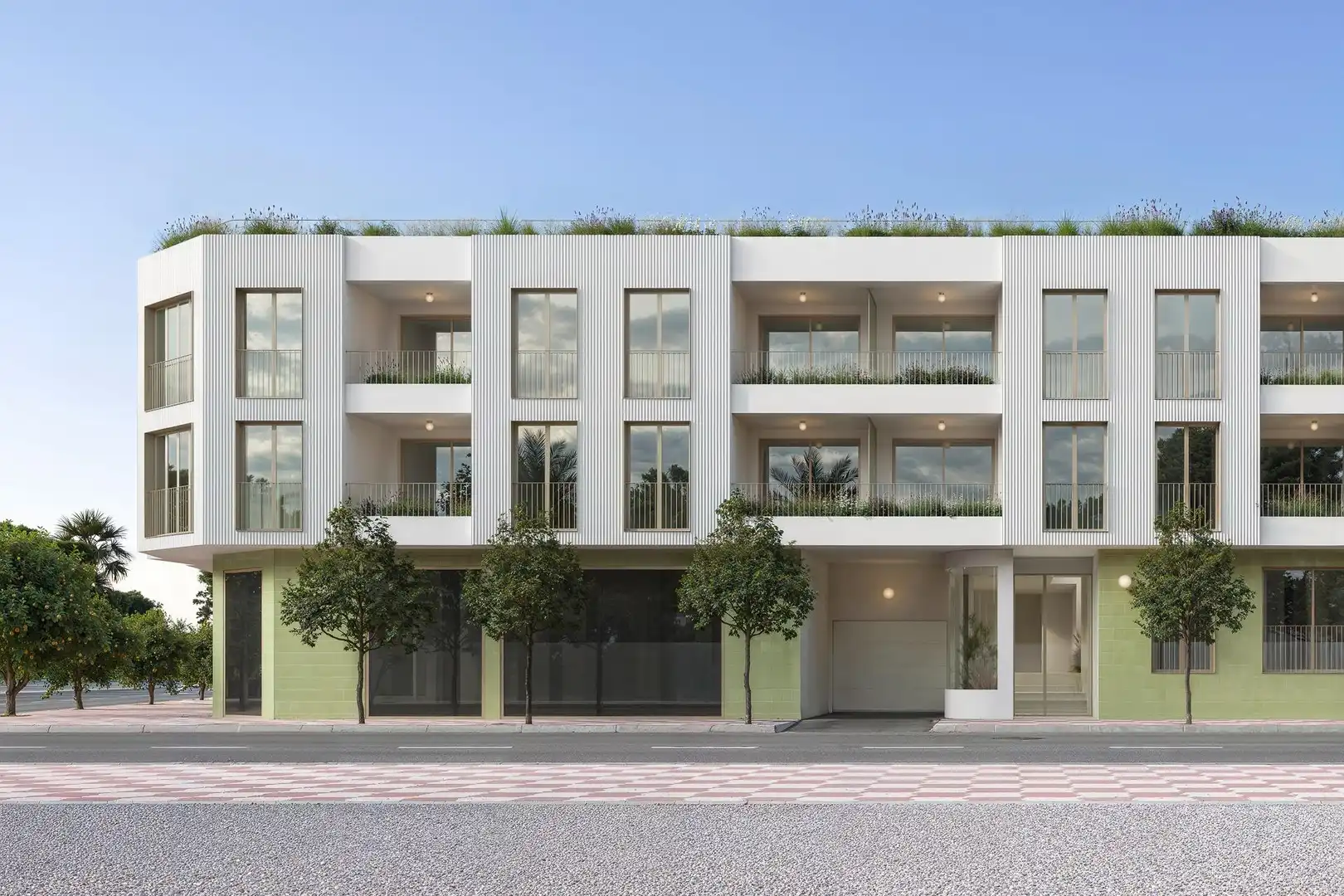 Exterior view of Ground floor for sale in Jacarilla  with Terrace, Storage room and Community pool