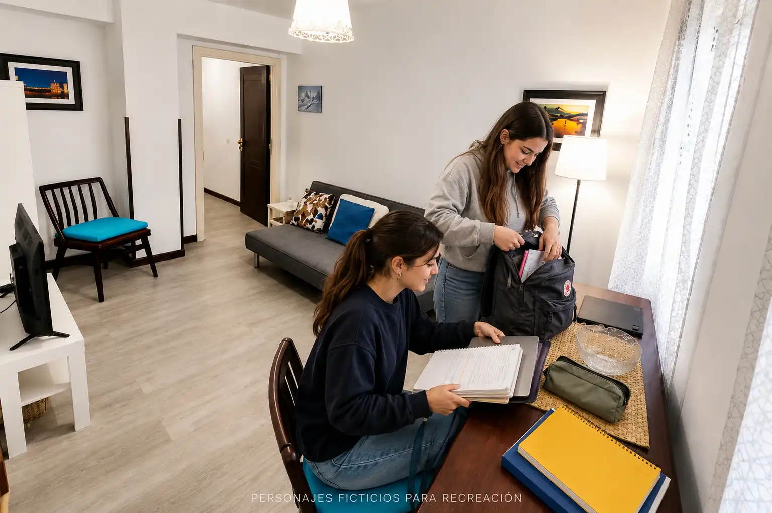Bedroom of Flat for rent in Santander  with Furnished and Oven