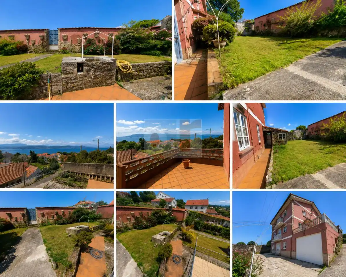 Casa con jardín en venta en Moaña