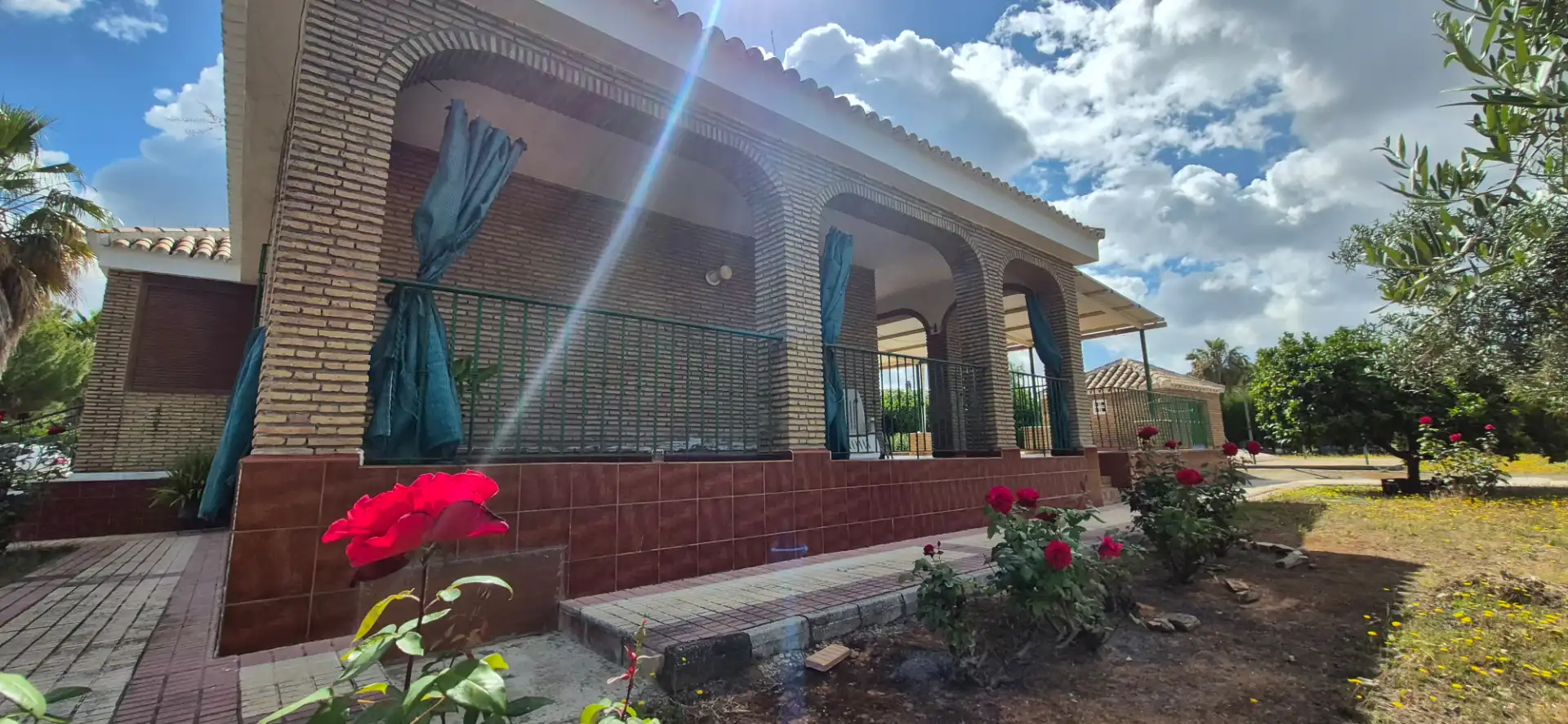 Vista exterior de Casa o chalet en venta en Carmona con Aire acondicionado, Calefacción y Jardín privado