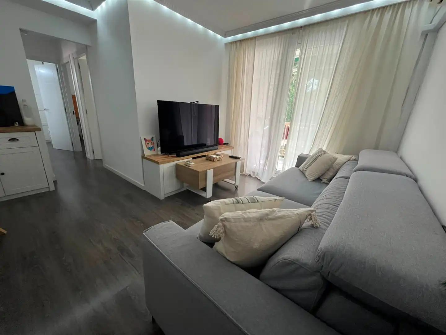 Sala de estar de Piso en venta en Móstoles con Aire acondicionado, Calefacción y Terraza