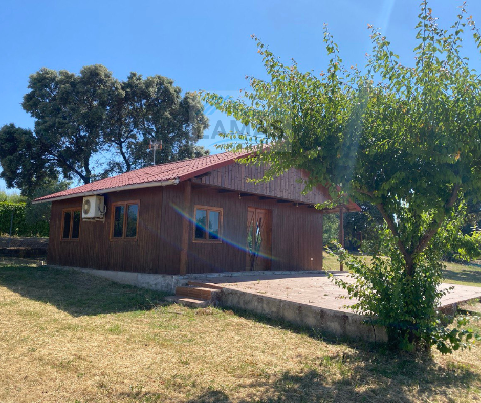 Vista exterior de Finca rústica en venda en Belvís de Monroy amb Aire condicionat, Jardí privat i Moblat