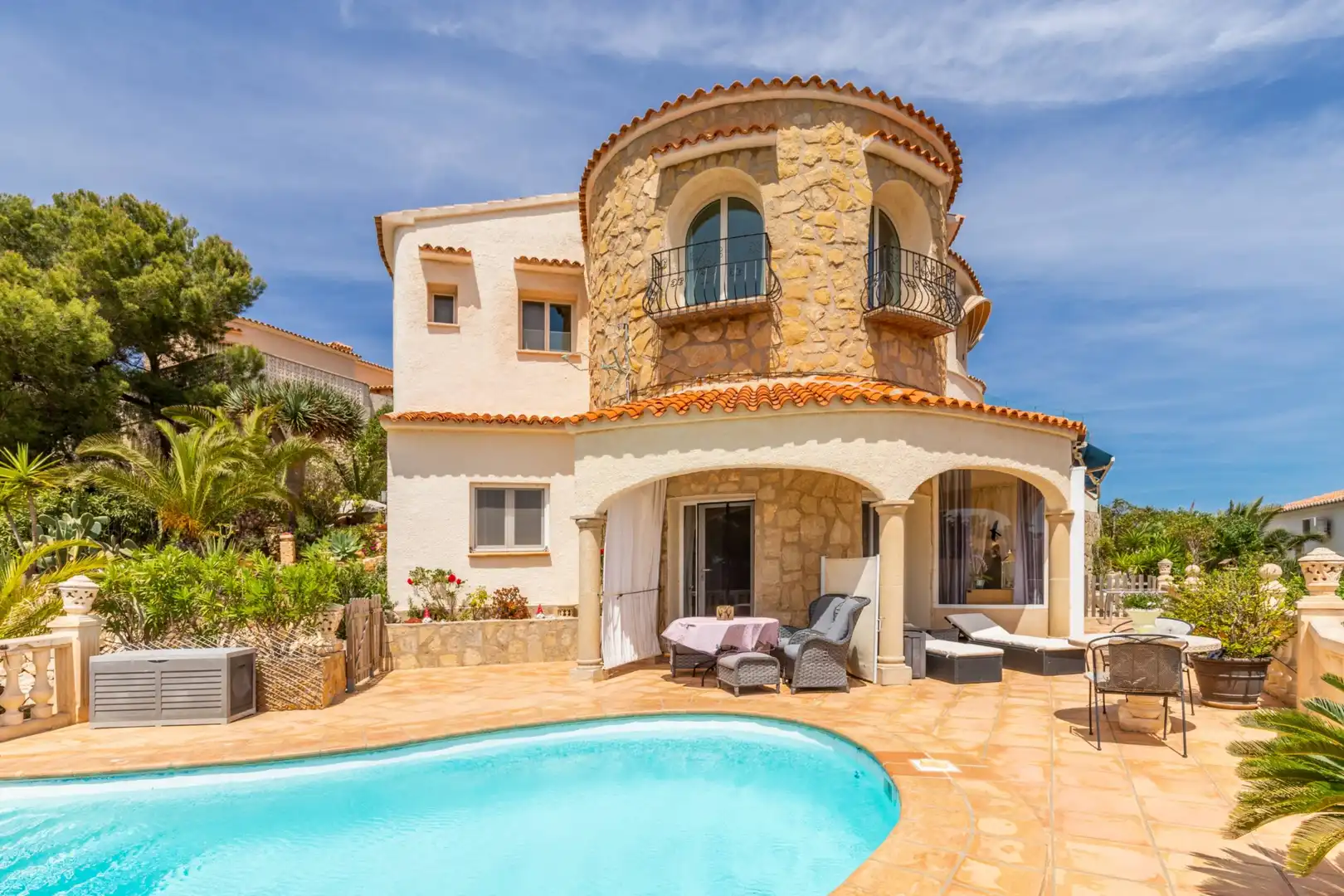 Vista exterior de Casa o chalet en venta en Jávea / Xàbia con Aire acondicionado, Calefacción y Jardín privado