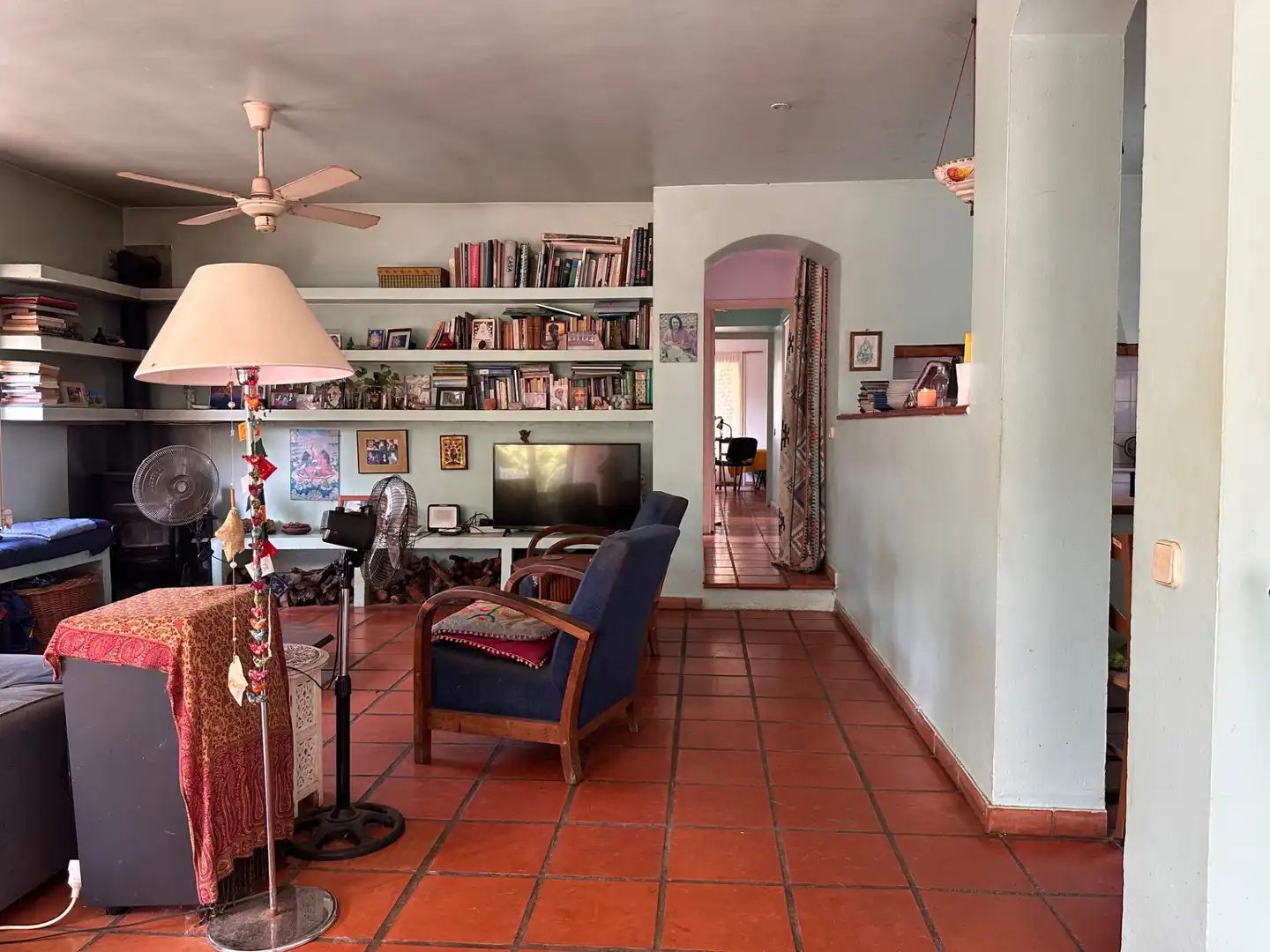 Sala d'estar de Casa o xalet en venda en Aiguamúrcia amb Calefacció, Jardí privat i Terrassa
