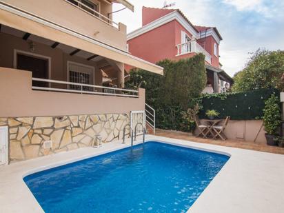 Swimming pool of House or chalet for sale in Elche / Elx  with Air Conditioner, Heating and Private garden