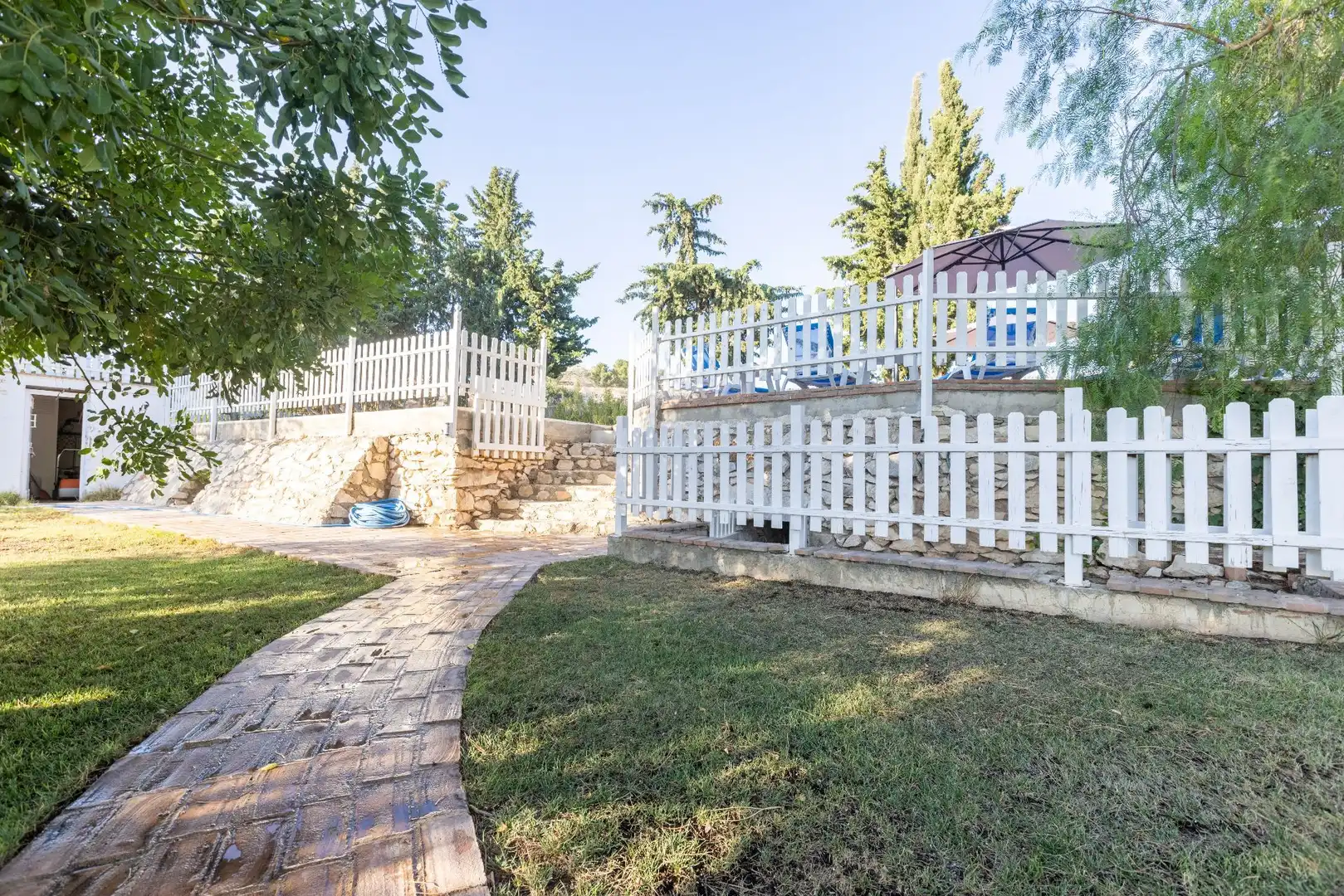 Garden of Country homes for sale in Gilena  with Air Conditioner, Heating and Private garden