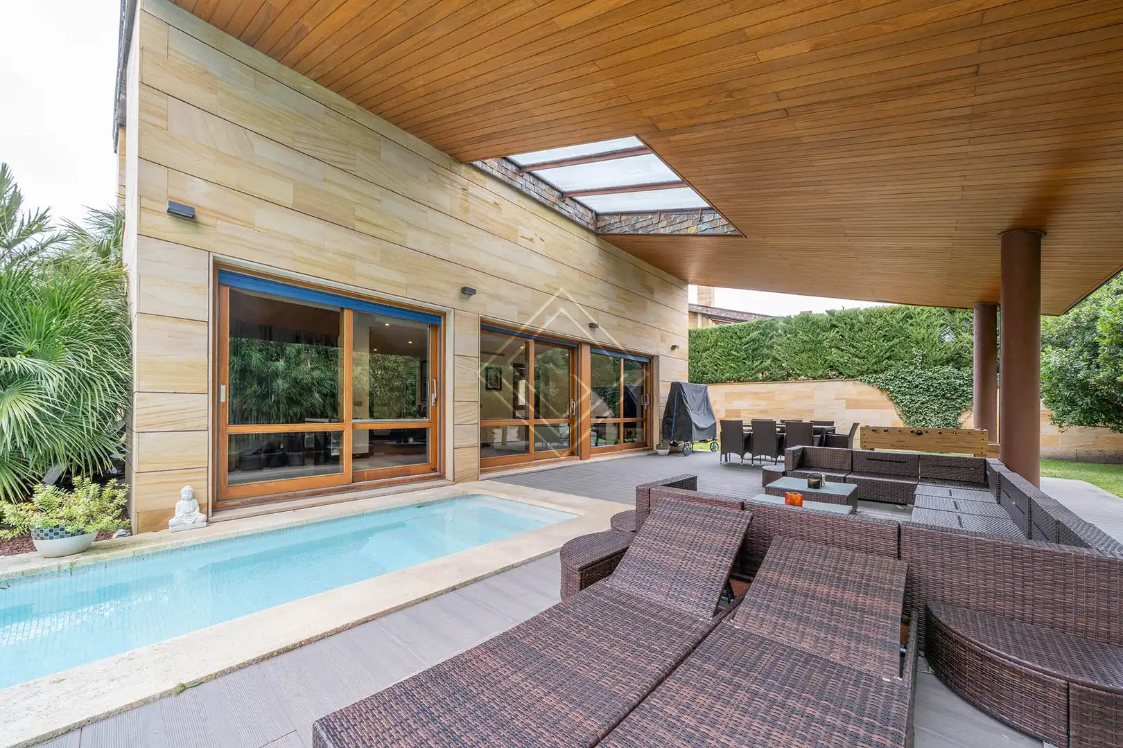 Terraza de Casa o chalet en venta en Madrid con Aire acondicionado, Jardín privado y Terraza