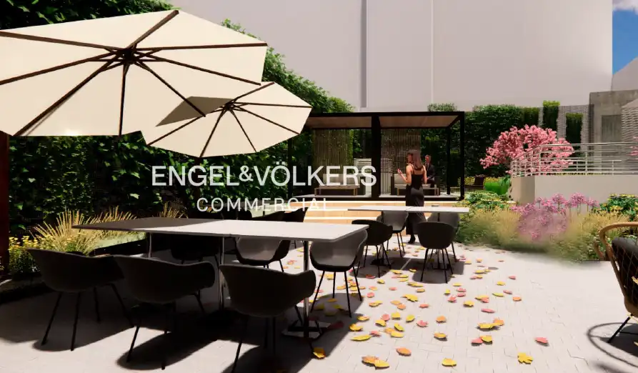 Terrace of Office for rent in Barcelona  with Air Conditioner, Heating and Furnished