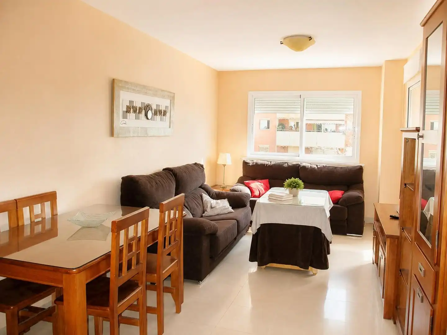 Wohnzimmer von Wohnung zur Miete in Málaga mit Privatgarten, Terrasse und Abstellraum