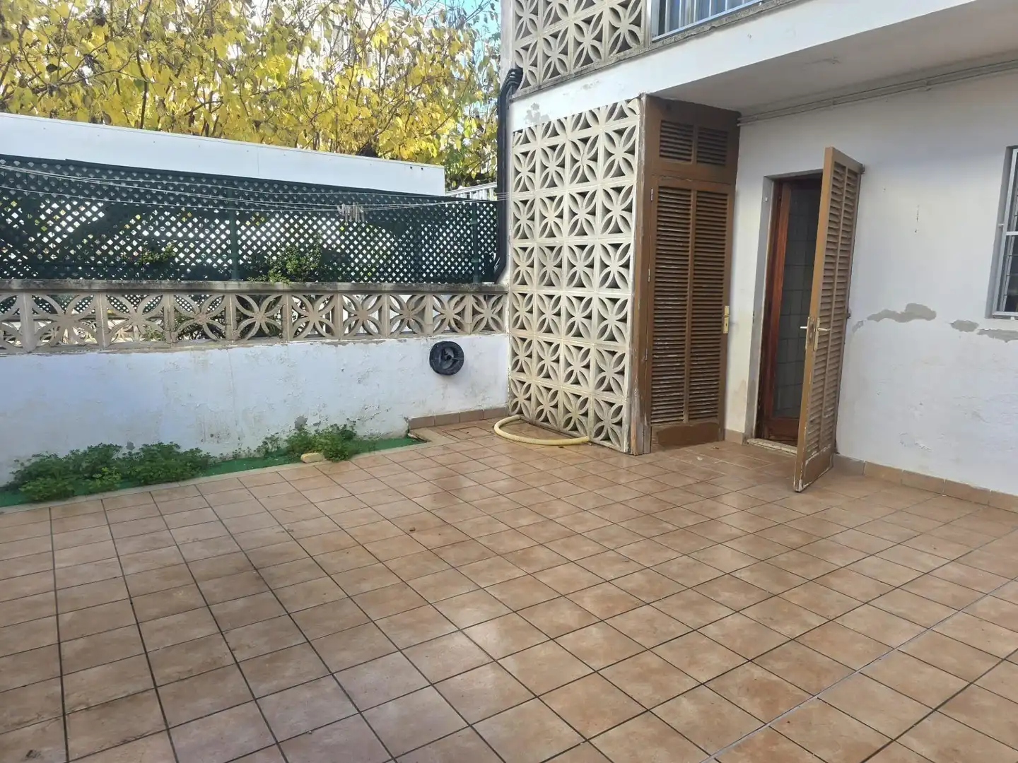 Terraza de Dúplex de alquiler con opción a compra en Alcúdia con Aire acondicionado, Calefacción y Jardín privado
