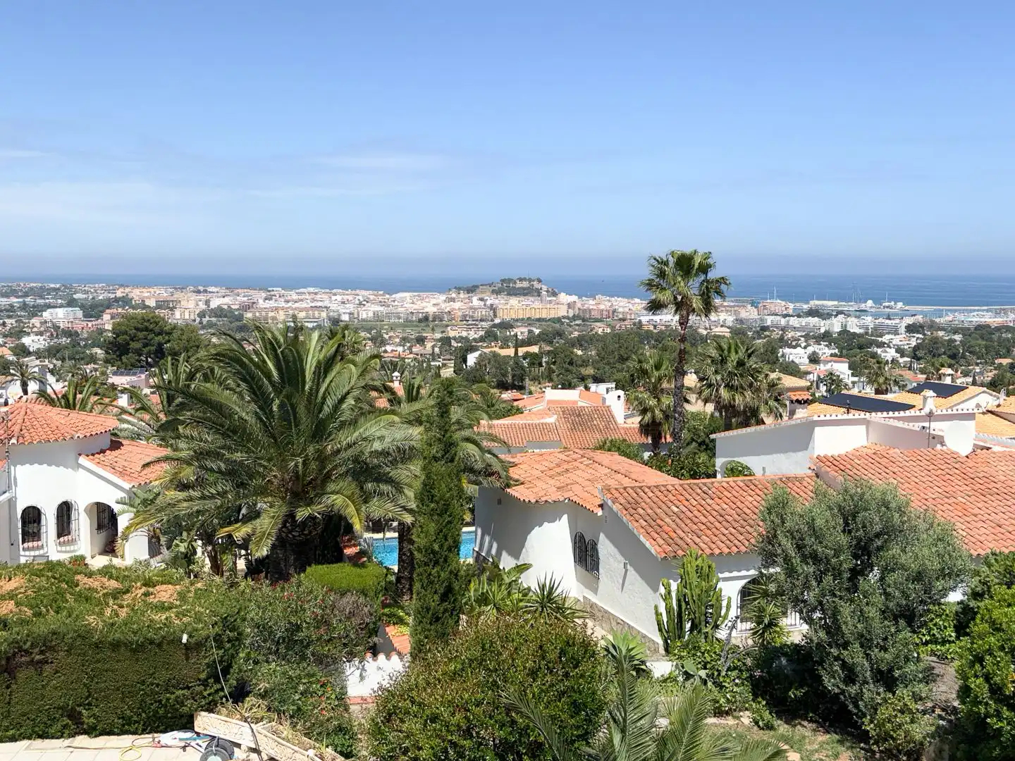 Vista exterior de Casa o chalet en venta en Dénia con Aire acondicionado, Calefacción y Jardín privado