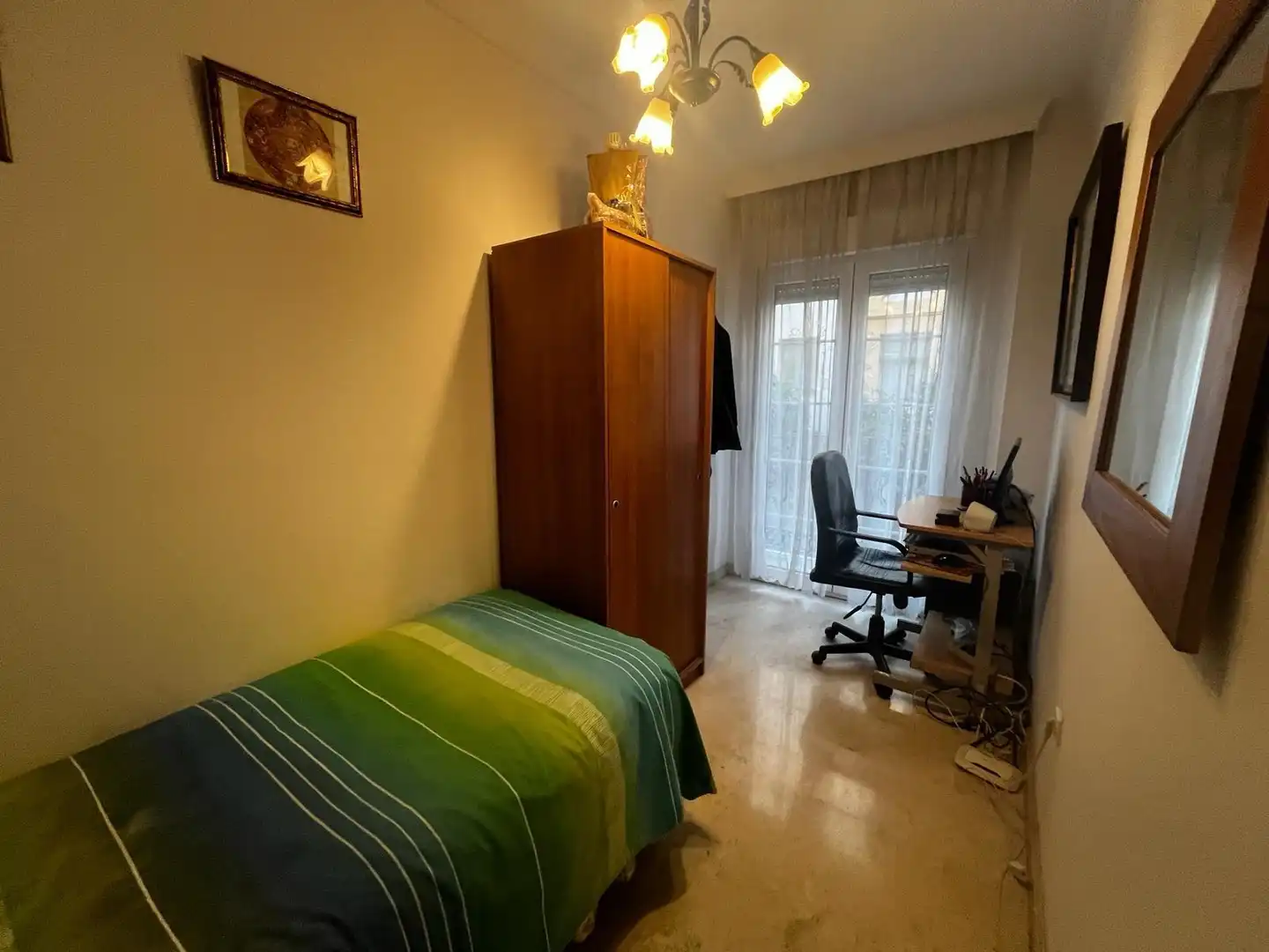 Bedroom of Flat for sale in Córdoba  with Air Conditioner, Terrace and Furnished