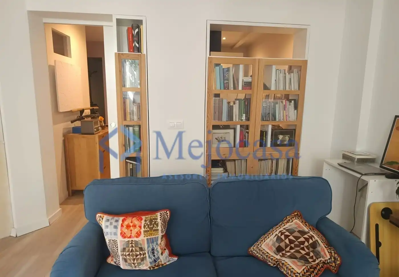 Sala d'estar de Pis en venda en Madrid amb Aire condicionat, Calefacció i Moblat