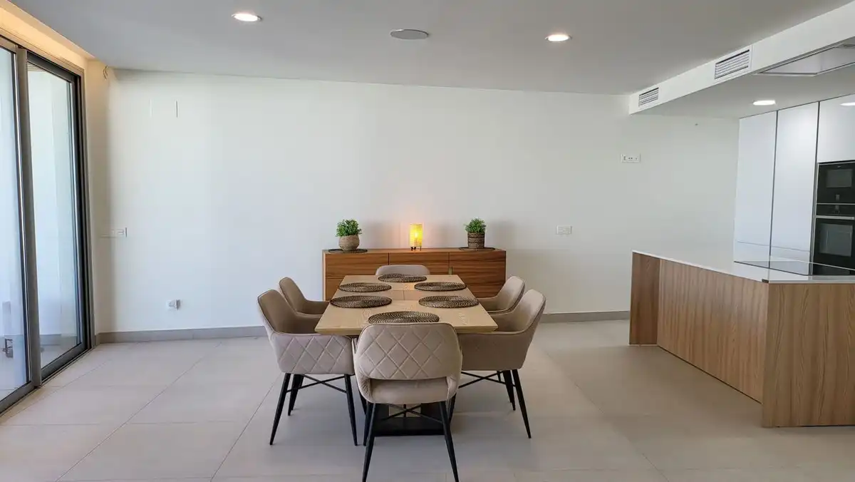 Esszimmer von Wohnungen zur Miete in Mijas mit Klimaanlage, Terrasse und Abstellraum