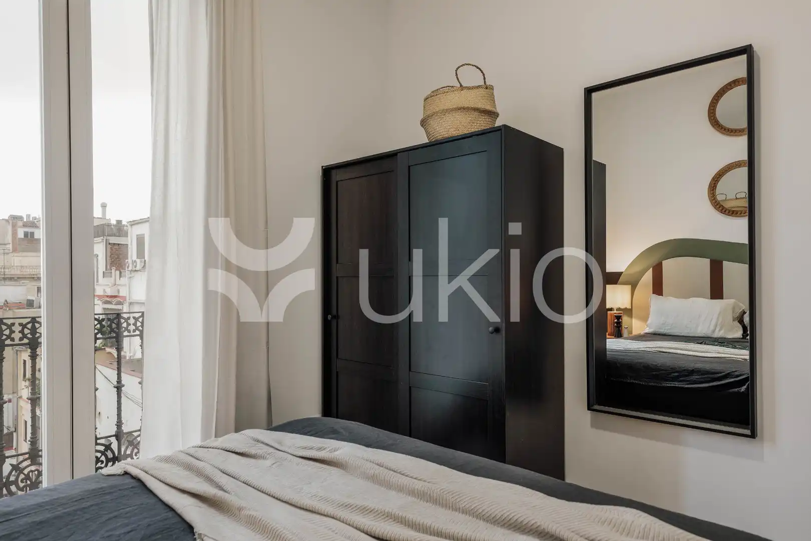 Bedroom of Apartments for rent in Barcelona  with Air Conditioner, Heating and Furnished
