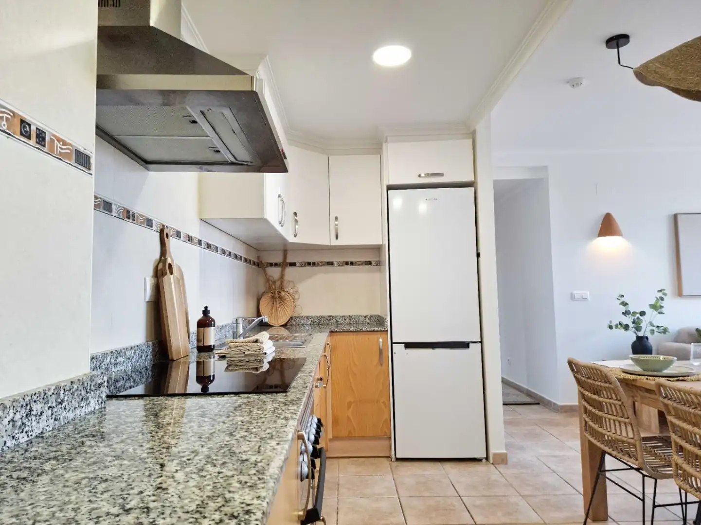 Cuina de Apartament en venda en Pedreguer amb Jardí privat, Terrassa i Internet