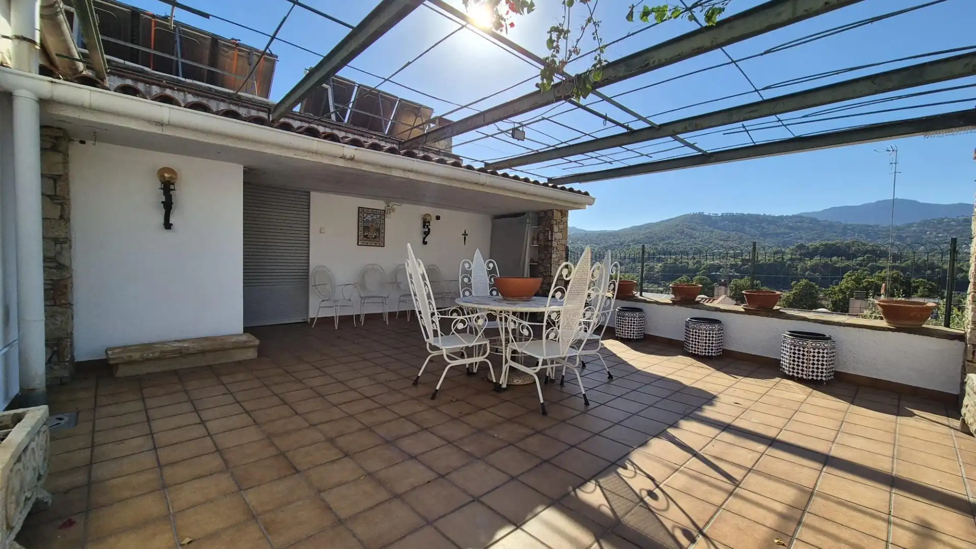 Terrassa de Casa o xalet de lloguer en Castellar del Vallès amb Calefacció, Jardí privat i Alarma