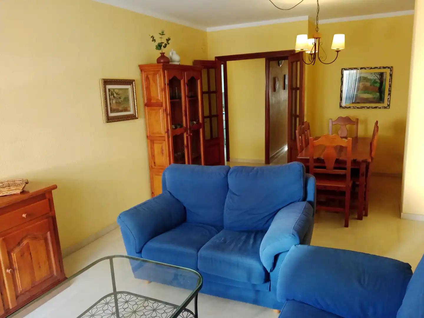 Sala de estar de Piso en venta en Huelva con Aire acondicionado, Amueblado y Horno
