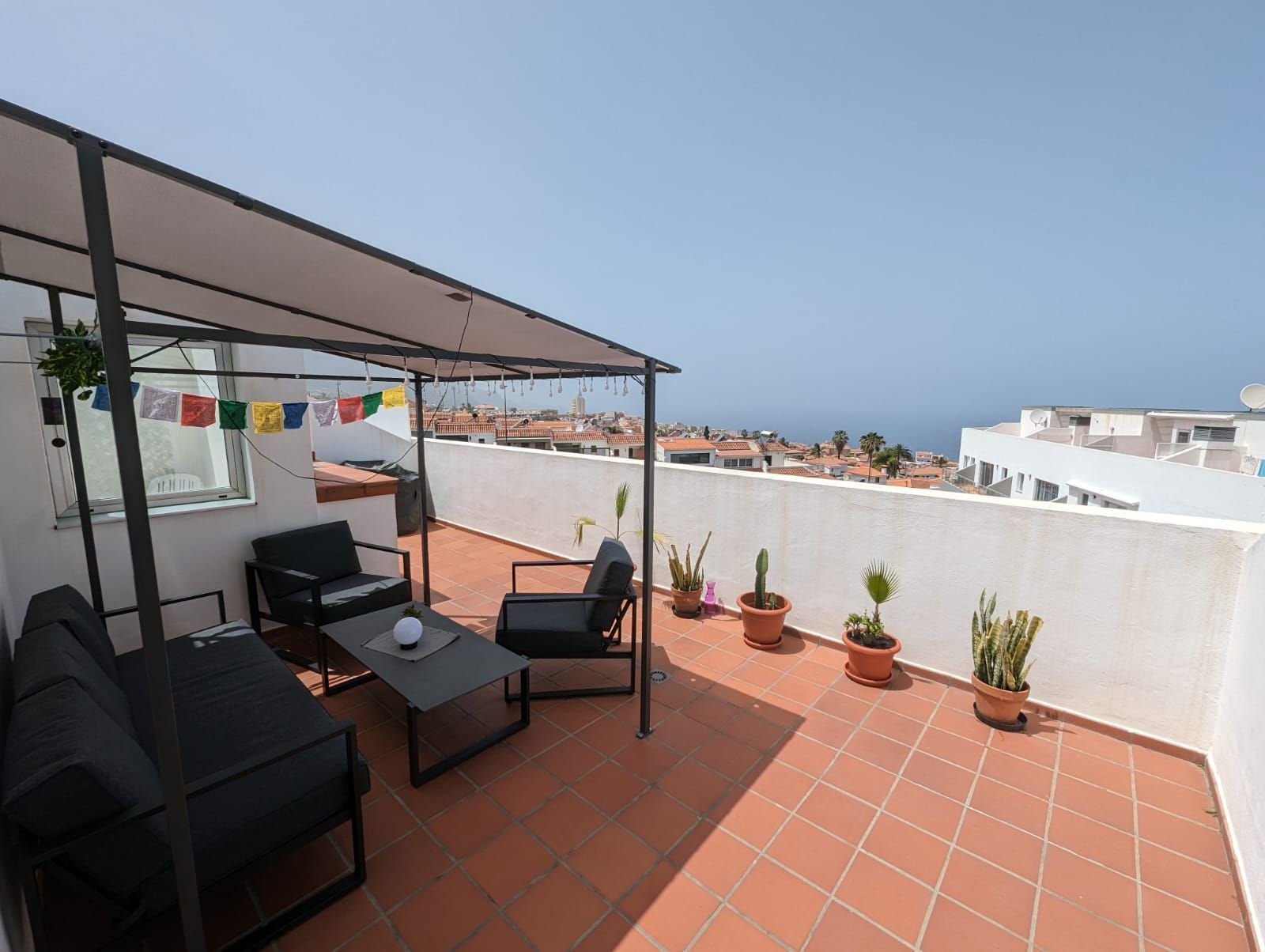 Terrace of Duplex for sale in Los Realejos  with Storage room and Community pool