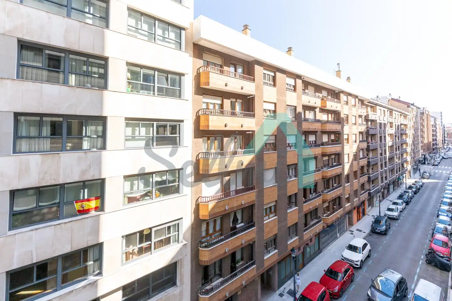 Vista exterior de Piso de alquiler en Gijón  con Calefacción, Parquet y Amueblado