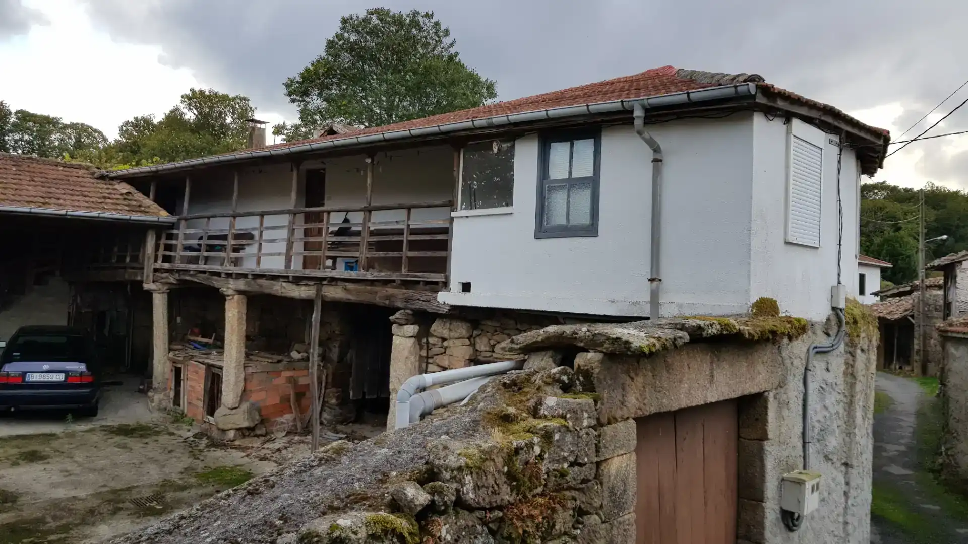 Vista exterior de Casa o xalet en venda en Verea amb Balcó