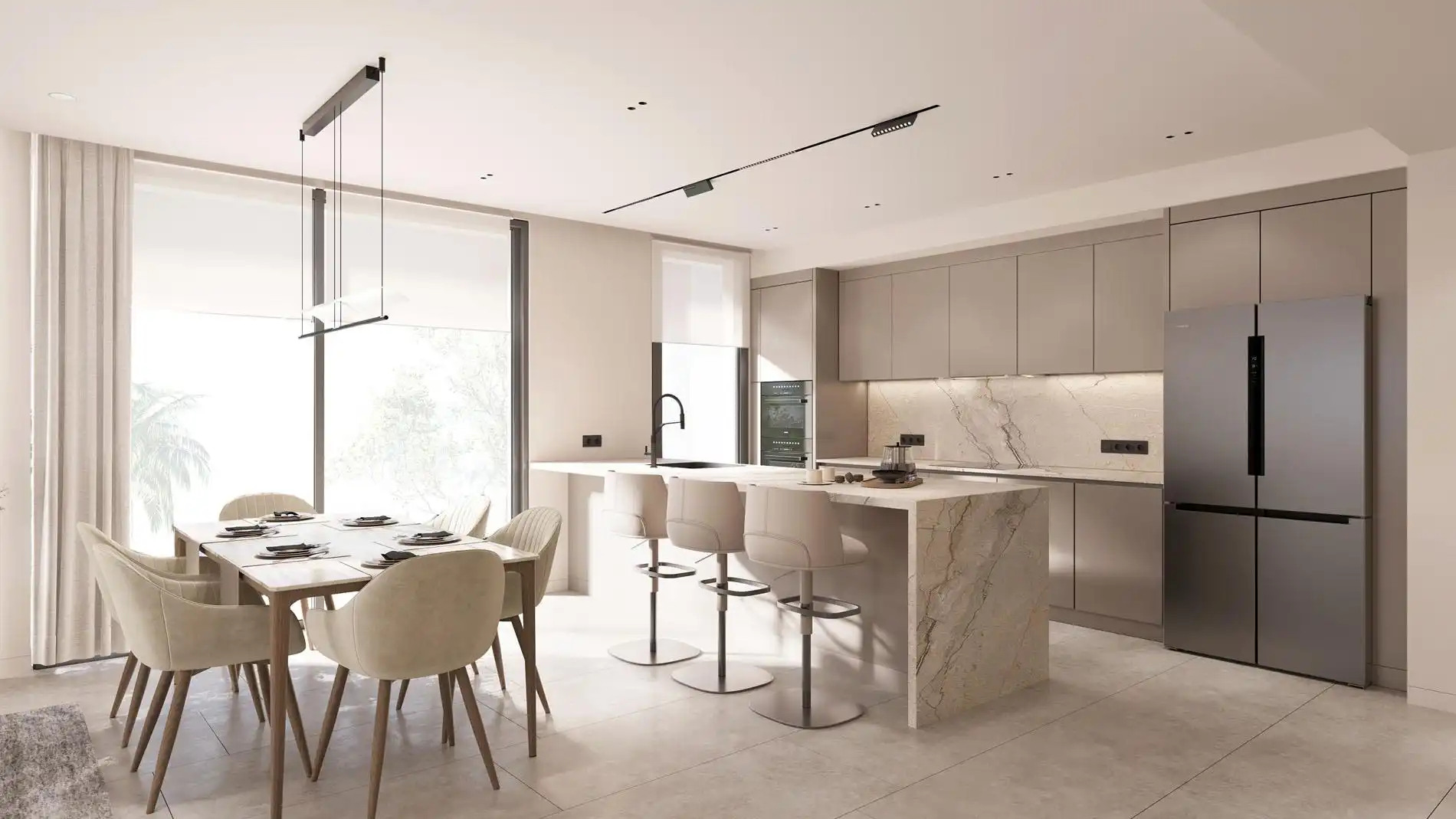 Kitchen of Apartments for sale in Estepona  with Air Conditioner, Heating and Private garden