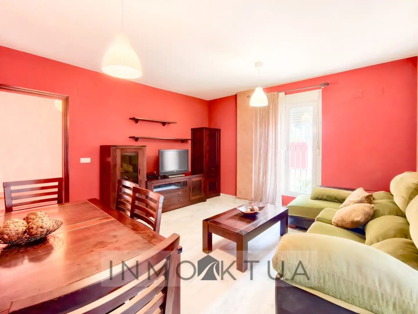 Sala de estar de Casa adosada en venta en Jerez de la Frontera con Aire acondicionado y Terraza