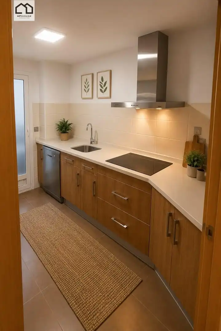 Cocina de Apartamento en venta en Almoradí con Aire acondicionado y Balcón