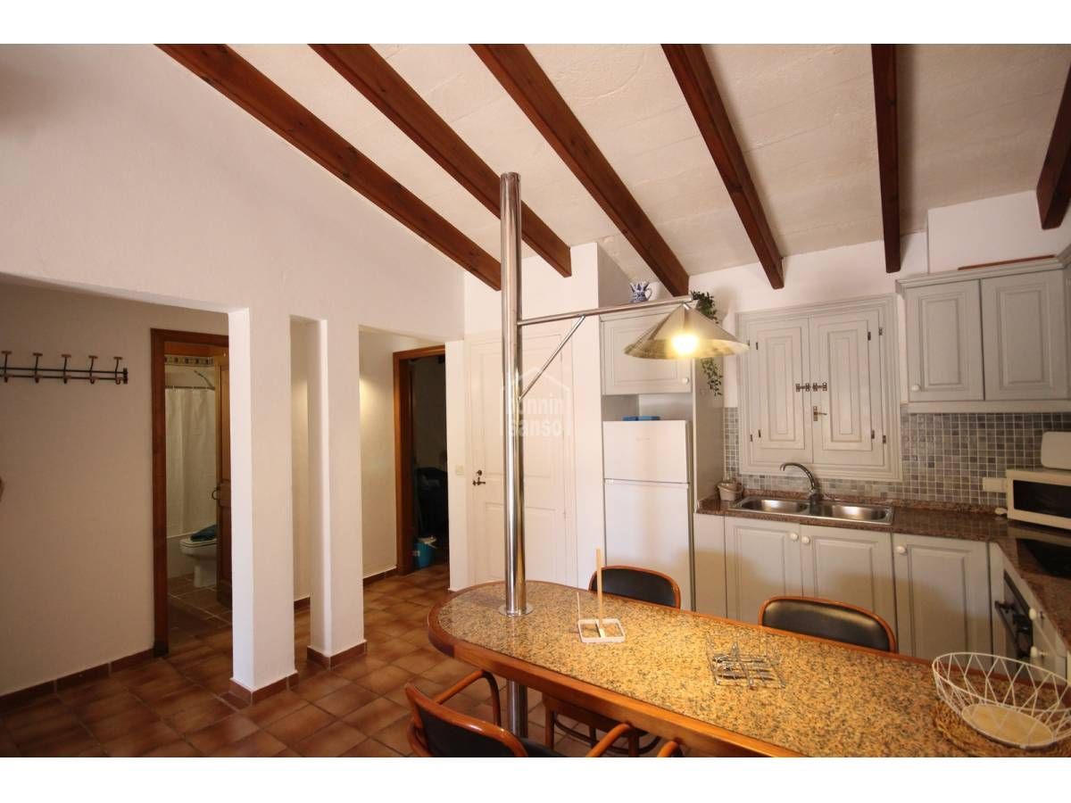Cuina de Casa o xalet en venda en Ciutadella de Menorca amb Calefacció, Jardí privat i Terrassa