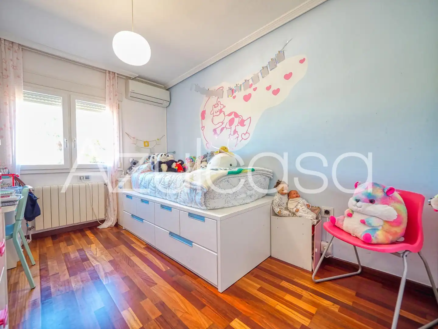 Bedroom of Houses for sale in Mutxamel  with Air Conditioner, Heating and Terrace
