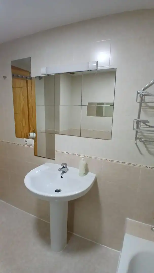 Bathroom of Flat for sale in Vícar  with Storage room, Furnished and Community pool