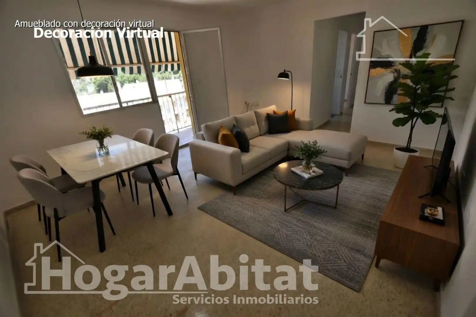 Living room of Flat for sale in Náquera  with Balcony and Alarm