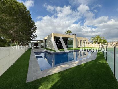 Vista exterior de Casa o xalet en venda en Molina de Segura amb Aire condicionat, Terrassa i Piscina