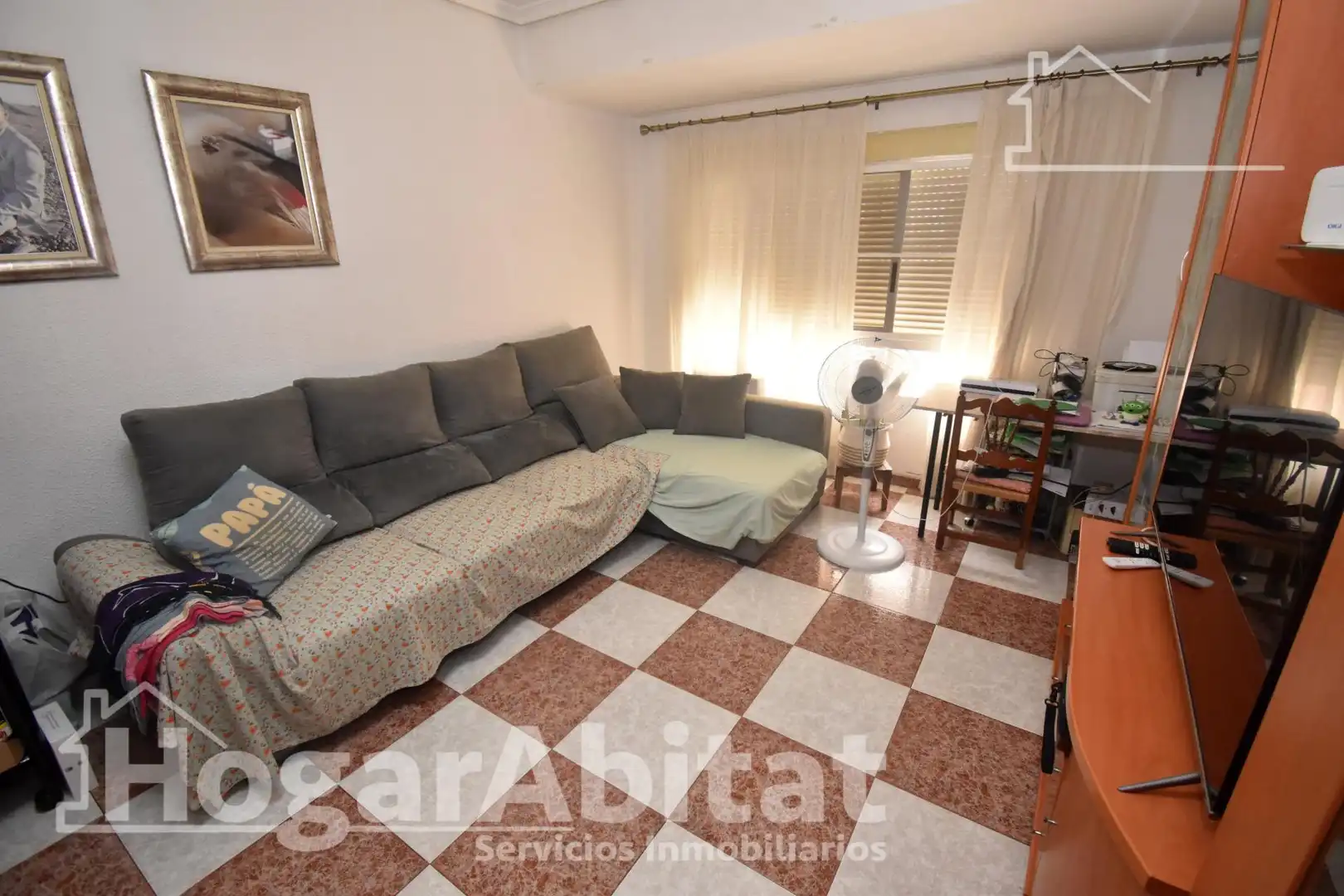 Living room of Flat for sale in Almazora / Almassora  with Furnished