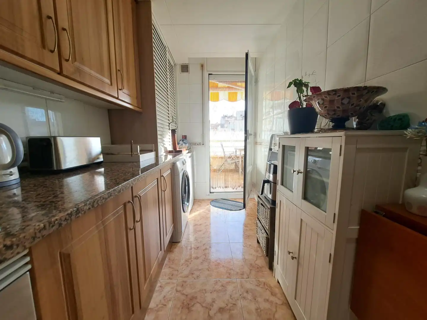 Küche von Wohnung zum Verkauf in Pineda de Mar mit Heizung und Terrasse