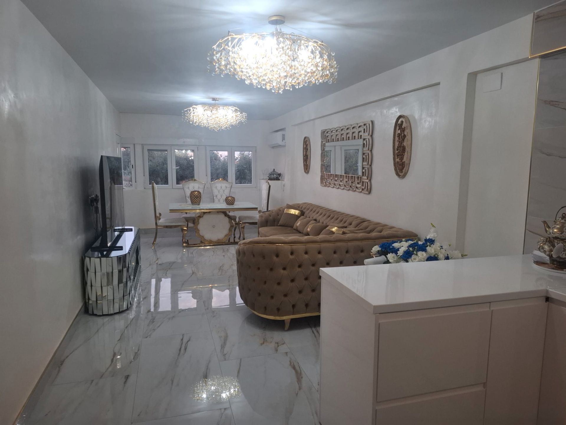 Living room of Flat for sale in Mairena del Aljarafe  with Air Conditioner