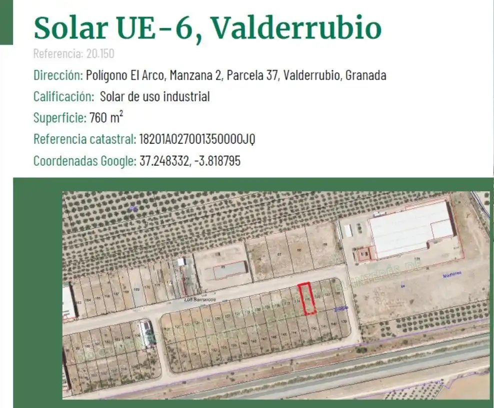 Residencial en venta en Valderrubio