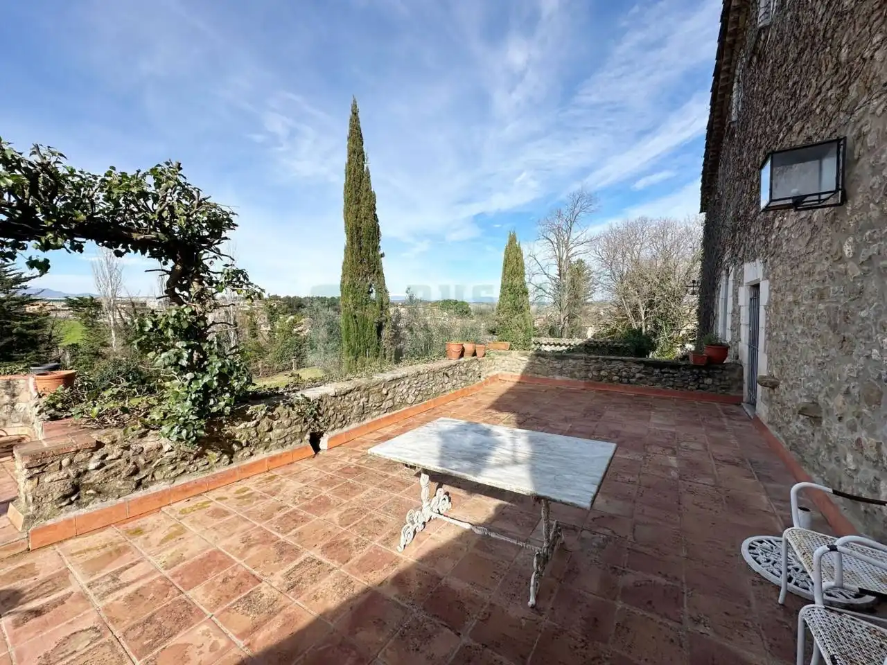 Terraza de Finca rústica en venta en Sant Joan de Mollet con Calefacción, Jardín privado y Terraza