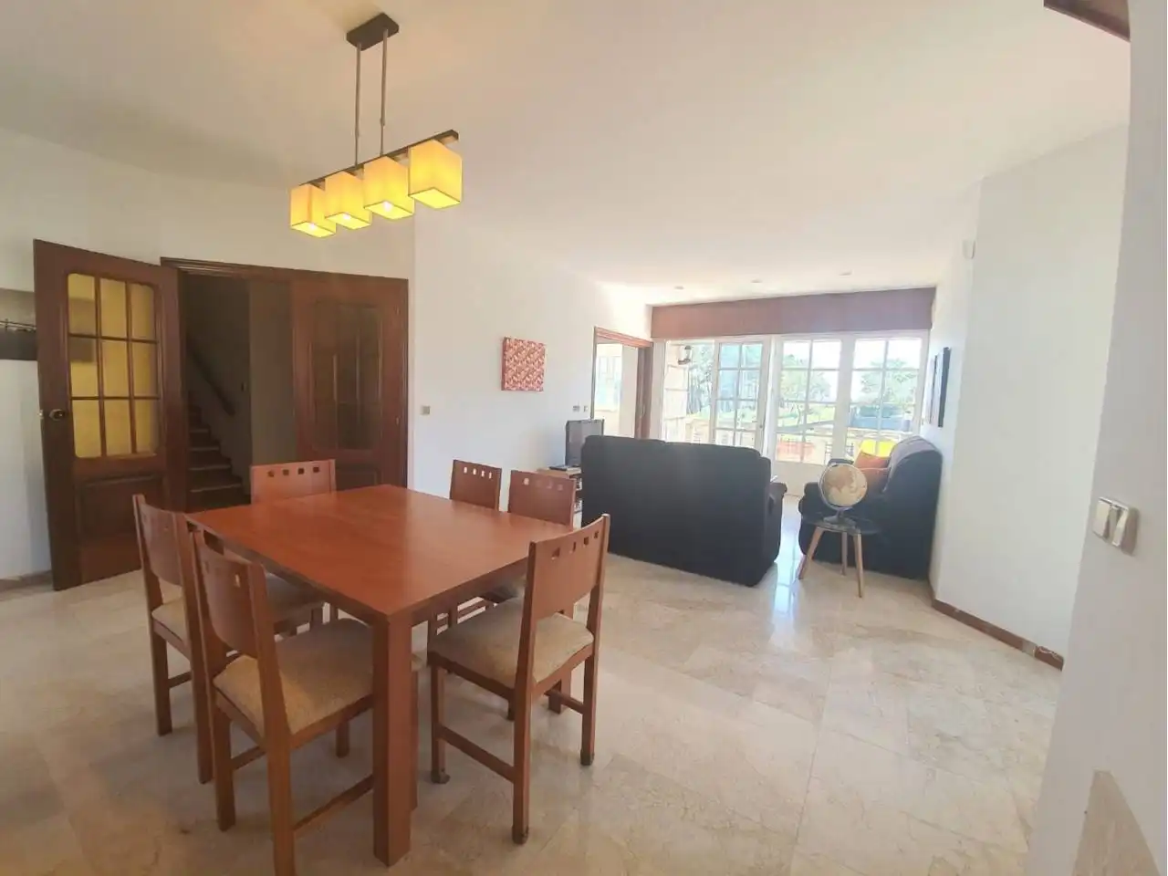Dining room of Detached homes for rent in Sanxenxo  with Heating, Private garden and Terrace