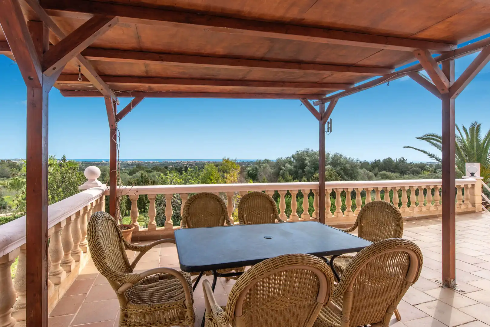 Terrasse von Country house zum Verkauf in Manacor mit Klimaanlage, Heizung und Terrasse