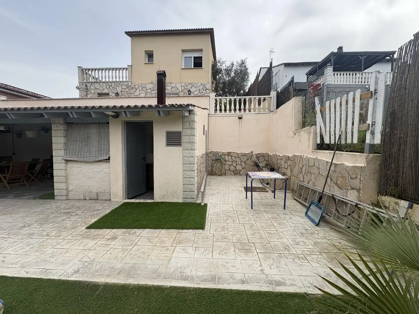 Terrace of Houses for sale in Masquefa  with Air Conditioner, Private garden and Parquet flooring