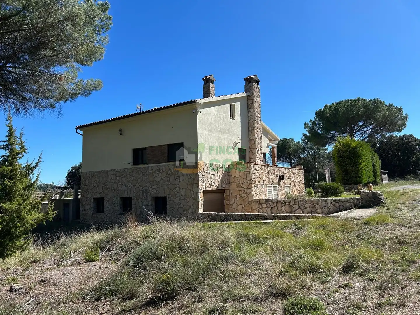 Exterior view of Houses for sale in Pontons  with Private garden, Terrace and Swimming Pool